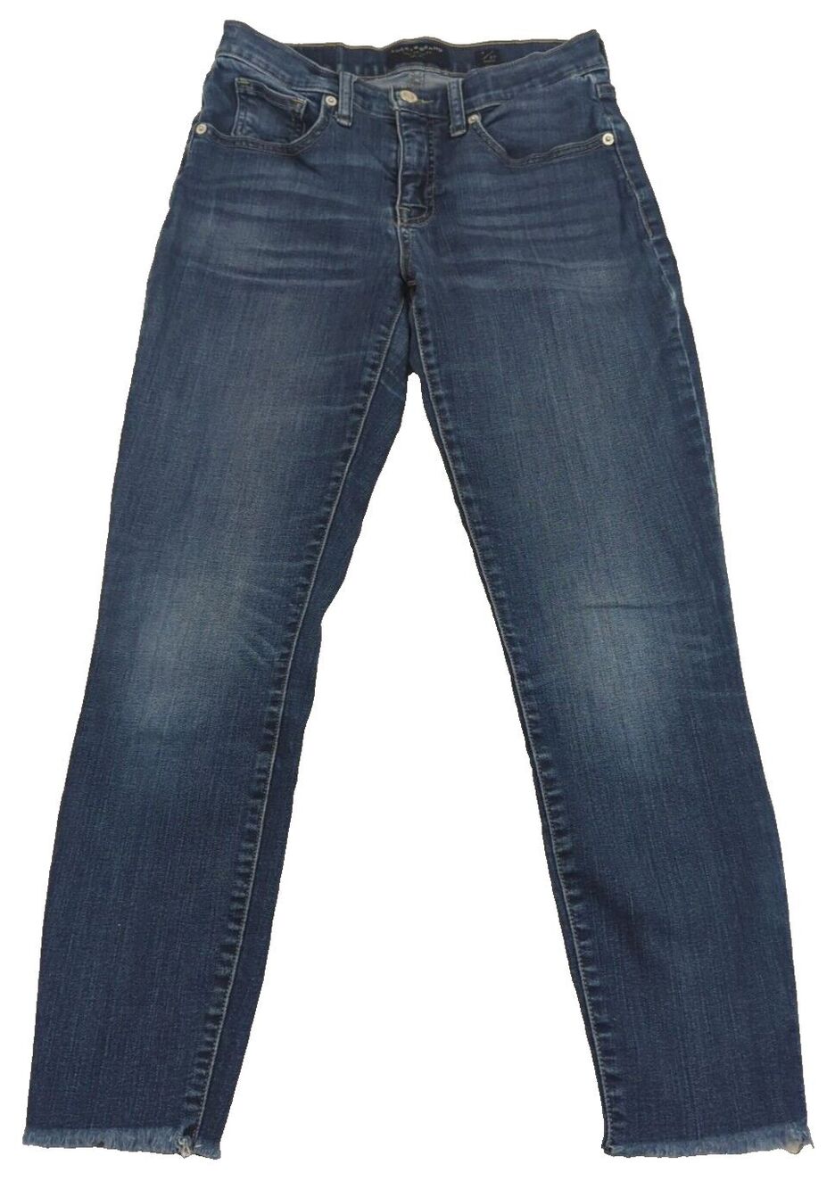 Lucky Brand Womens Jeans Ava Skinny Ankle 26x25 Blue Dark Wash Mid Rise